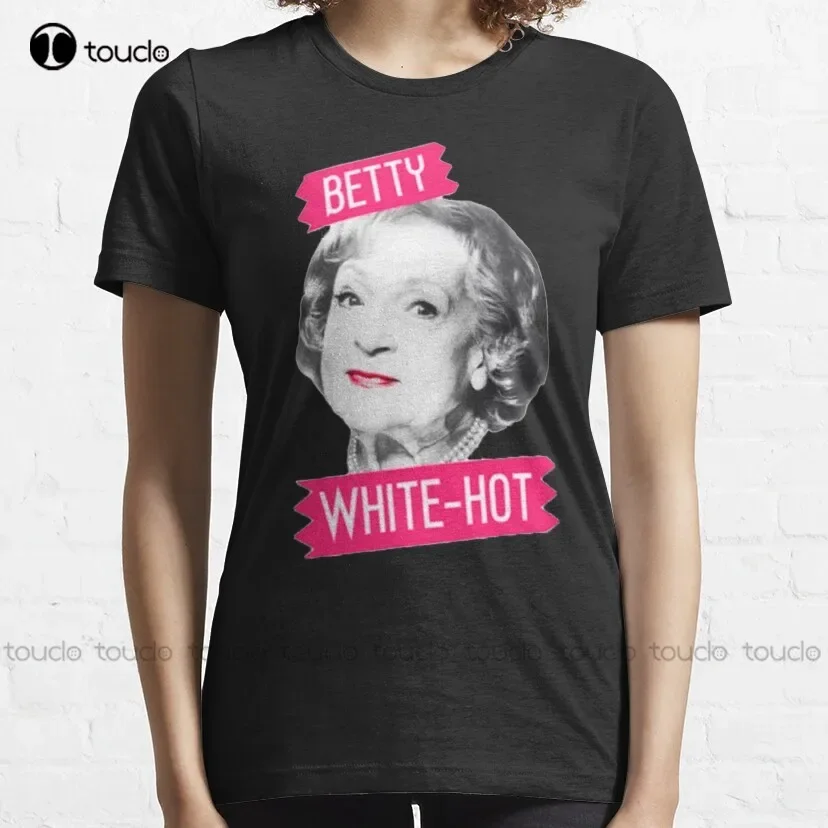 Betty White Betty White Golden Girls T-Shirt 4Xl Mens T-Shirts Custom Aldult Teen Unisex Digital Printing Tee Shirt Xs-5Xl New