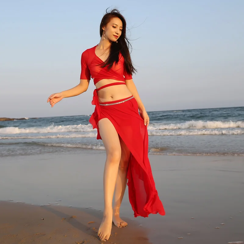 Spódnica do tańca brzucha Tancerka Taniec brzucha Zestaw do tańca orientalnego Kostium do tańca brzucha Kostium do tańca brzucha Swing Spódnica do tańca