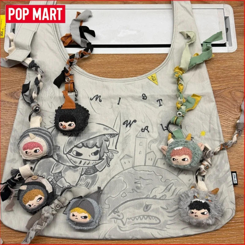 

NEW Genuine POPMART Hirono in The Mist Series Felt Hanging Decoration Blind Box Trendy Toy Guess Bag Surprise Gift