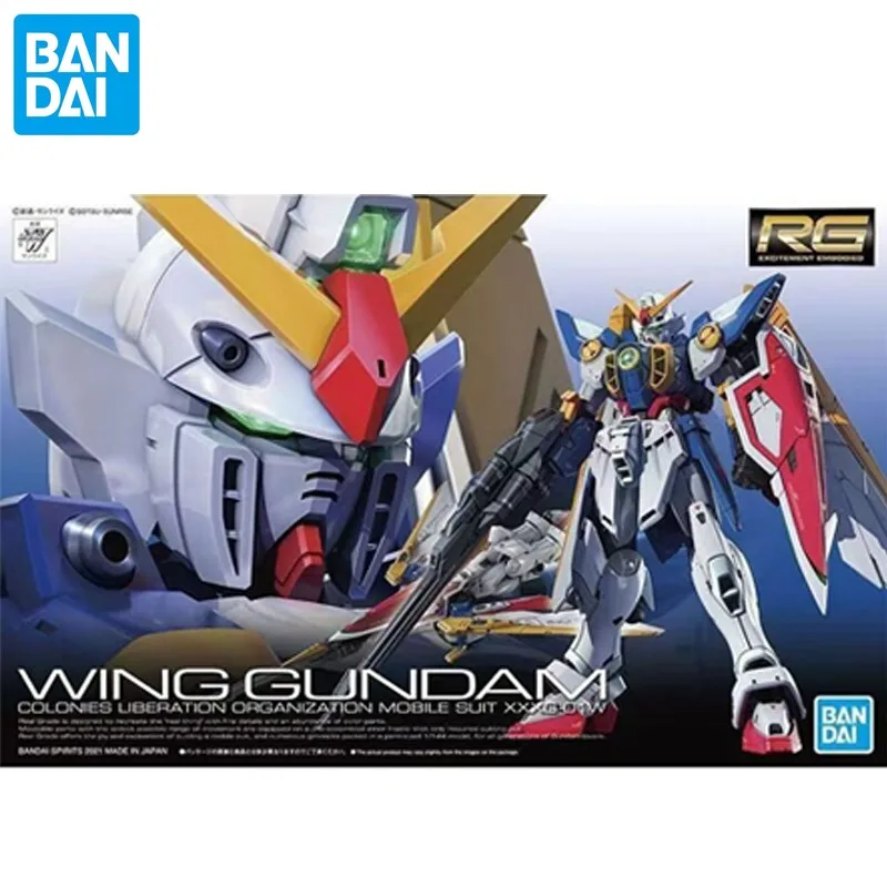 

В наличии Новый BANDAI Original RG 1/144 EW Wing XXXG-00W0 Wing Zero Gundam Фигурка Сборка Модель Игрушки Орнамент Подарки
