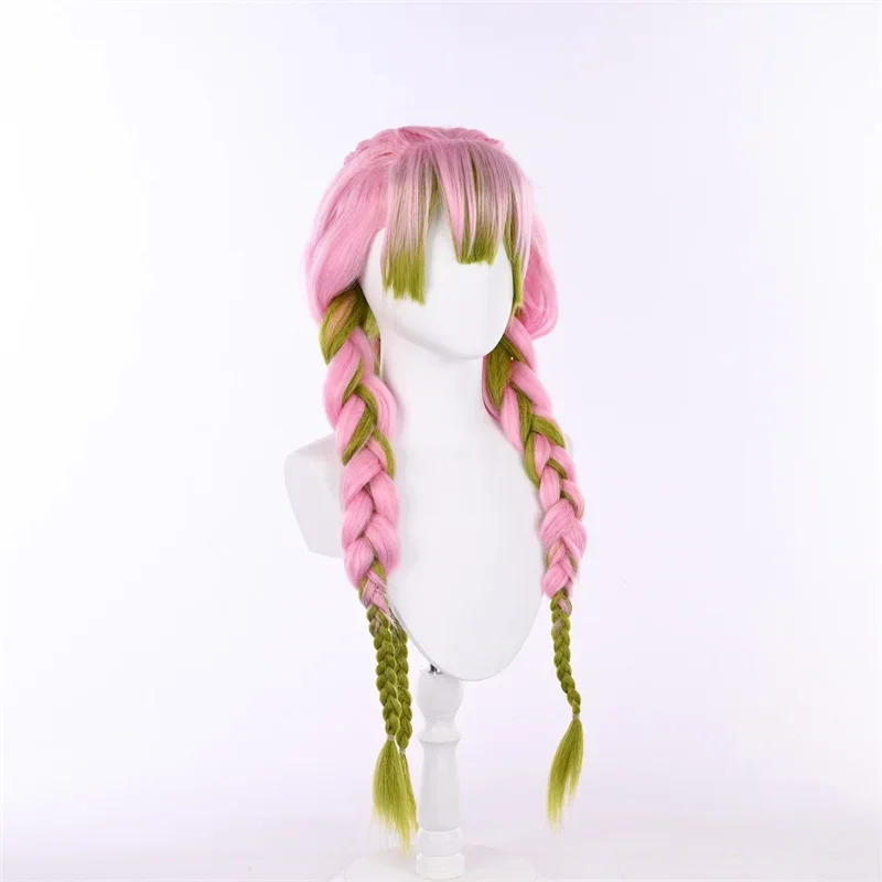 CosplayKanroji Mitsuri Cosplay Costume Sexy Women Kimono Uniform Wig Halloween Party Outfits Girls Carnival Role Play Anime Clot