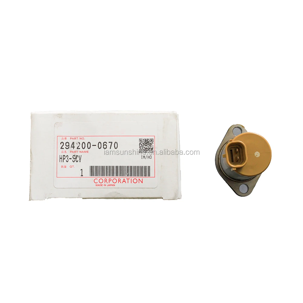 

294200-0670 Genuine Hp3 Fuel Pump Suction Control Valve Scv 2942000670 8981818310 2942003670
