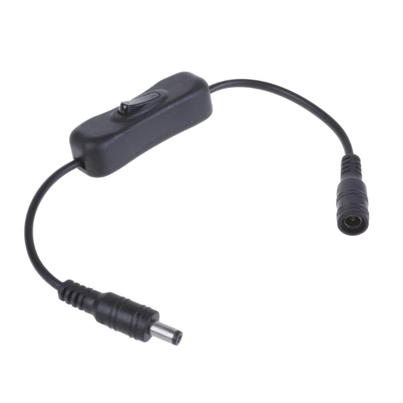 83CE DC5.5x2.1mm Male to Female Switching Cable for CCTV Cameras LED Strips Routers