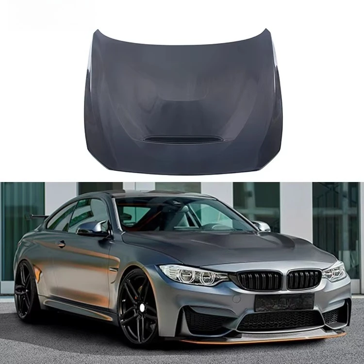 غطاء محرك السيارة من ألياف الكربون طراز GTS لسلسلة 4 3 F32 F33 F36 F80 M3 F82 F83 M4 غطاء محرك السيارة الأمامي #1