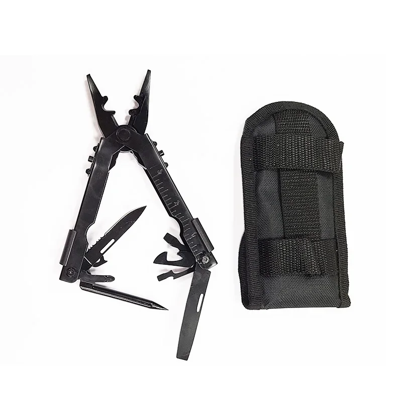 Hot Sell 8 IN 1 Multi Tools Wire Stripper Folding Plier Portable Stainless Steel Outdoor Camping Multitool Folding Pocket Pliers