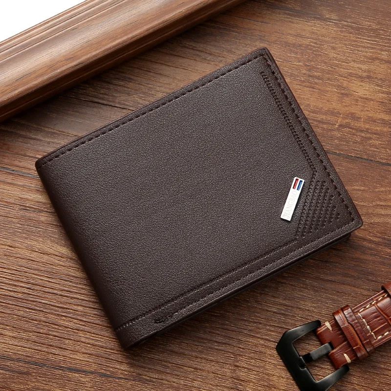 Men's Ultra-thin Short Wallet, Exquisite Card Holder, High-end DRIVER'S License, WOMEN'S Card Holder, Compact, Ultra-thin, Multi image 4