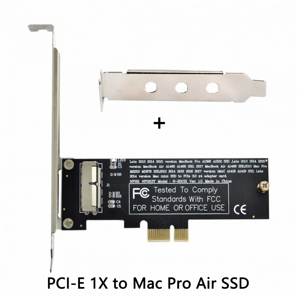 Pci-e Expressからmacpro air ssdへの変換カード、a1493、a1502、a1465、a1466、1x、pci、12 16ピン、2013-2017