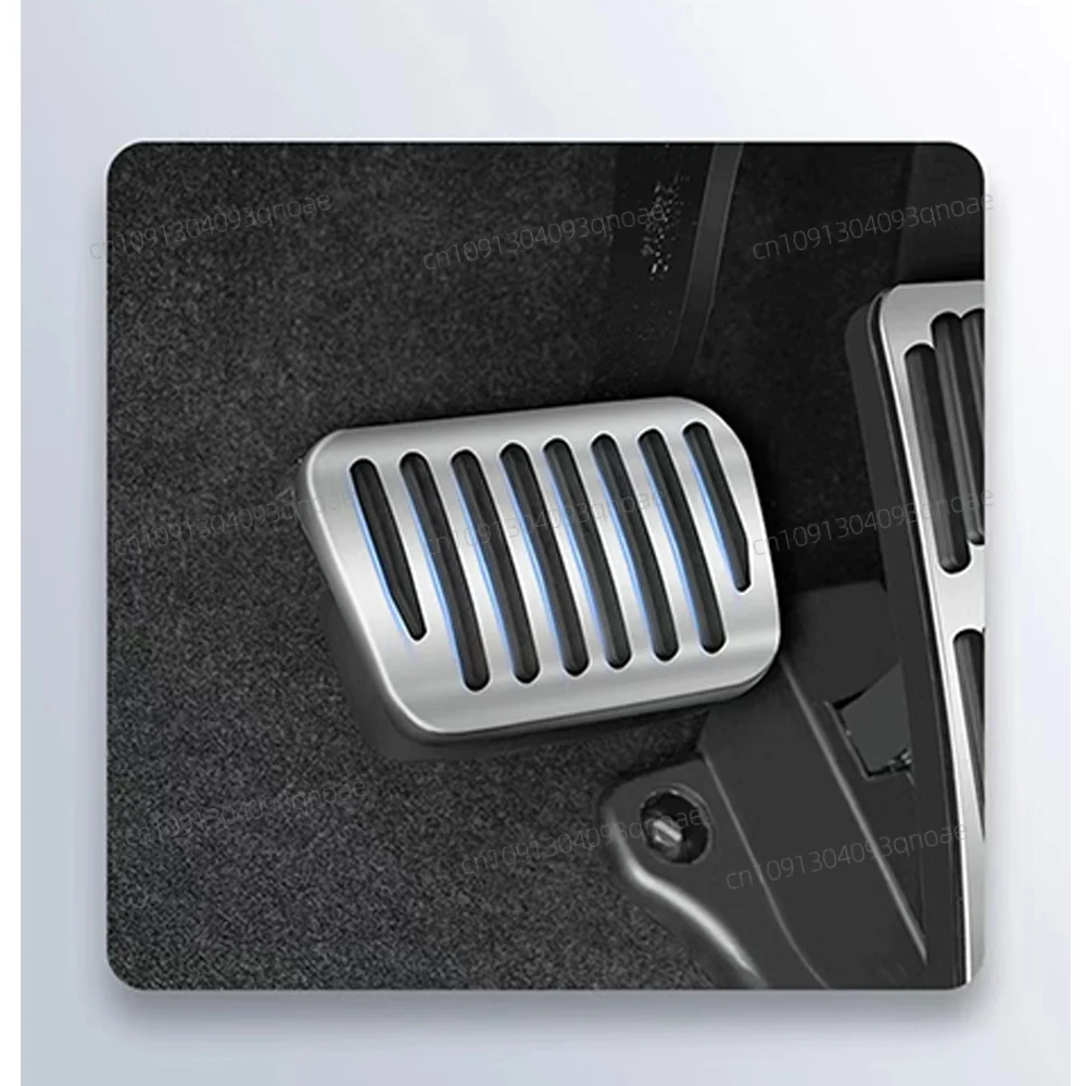 BYD 시리온 7 시리온 07 2024 2025 실버 자동차 브레이크 페달 커버 논슬립 패드 실내 장식 커버 액세서리