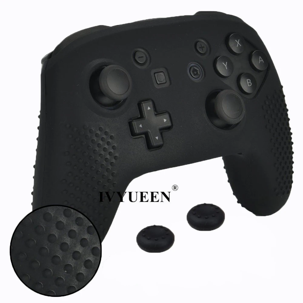 IVYUEENกรณีสำหรับNintend Switch NS NX Pro Controllerป้องกัน 8 Caps GripsสำหรับNintendoSwitch