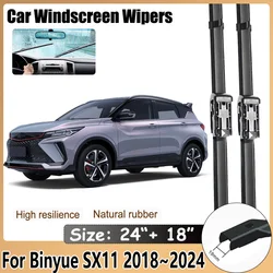Car Front Windshield Wiper For Geely Coolray SX11 2018~2024 Binyue Proton X50 Cleaning Window Windscreen Brushe Auto Accessories