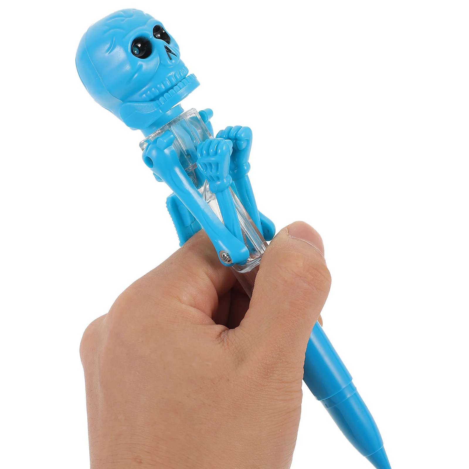 

3Pcs Halloween Skull Pumpkin Ballpoint Pens Glow in Dark Glowing Writing Pen for School Classroom Party Students