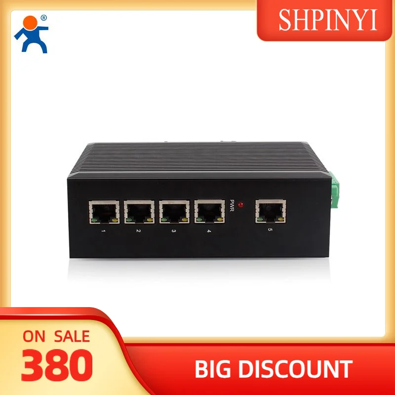 

USR-SDR050 5-портовый промышленный коммутатор Ethernet 10/100 МБ с 5 портами Ethernet