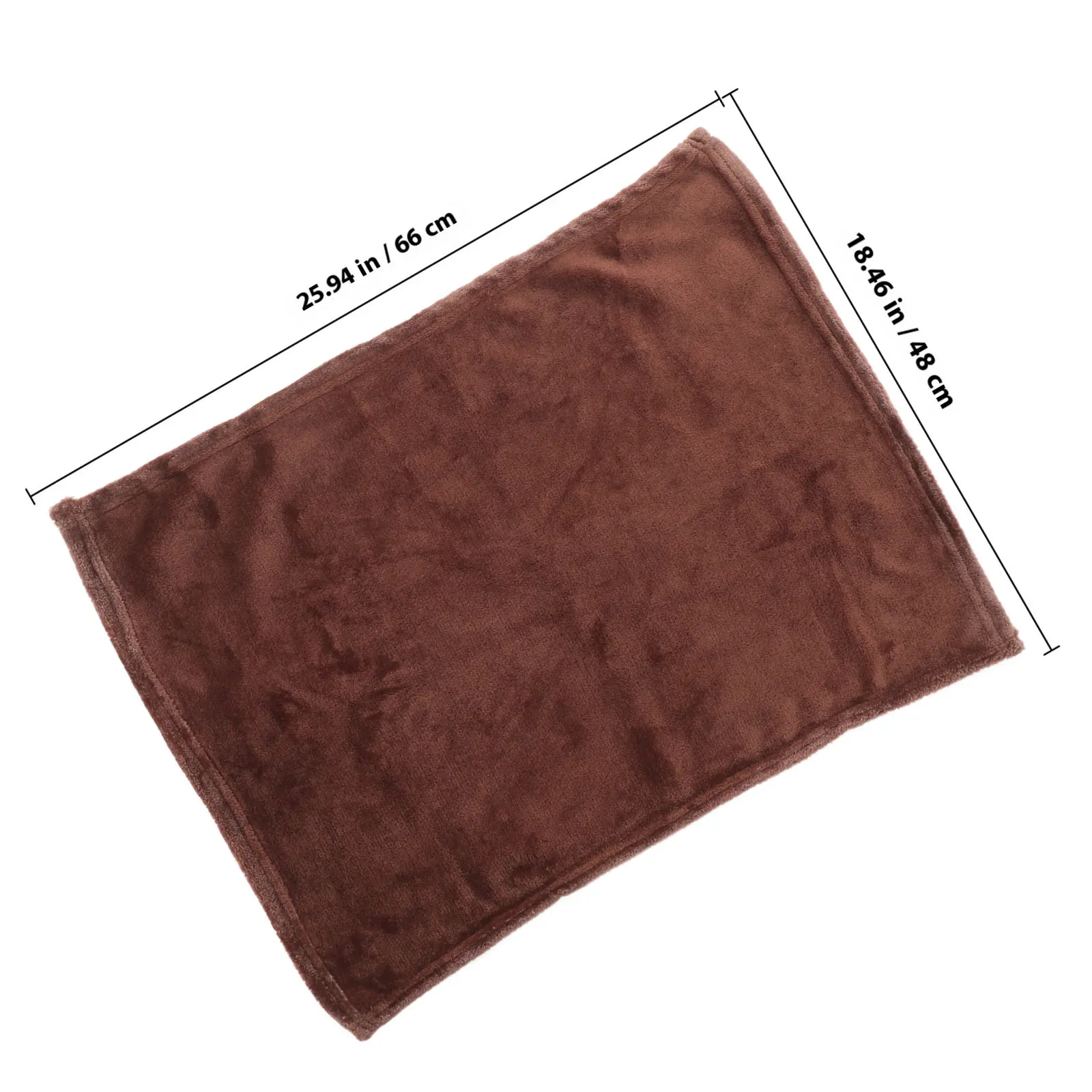 Elaborate Stitching Flannel Pet Blanket Cozy Warm Lightweight Fleece Solid Color Dog Cat Bedding Towel Ideal Gift for Pet Owners