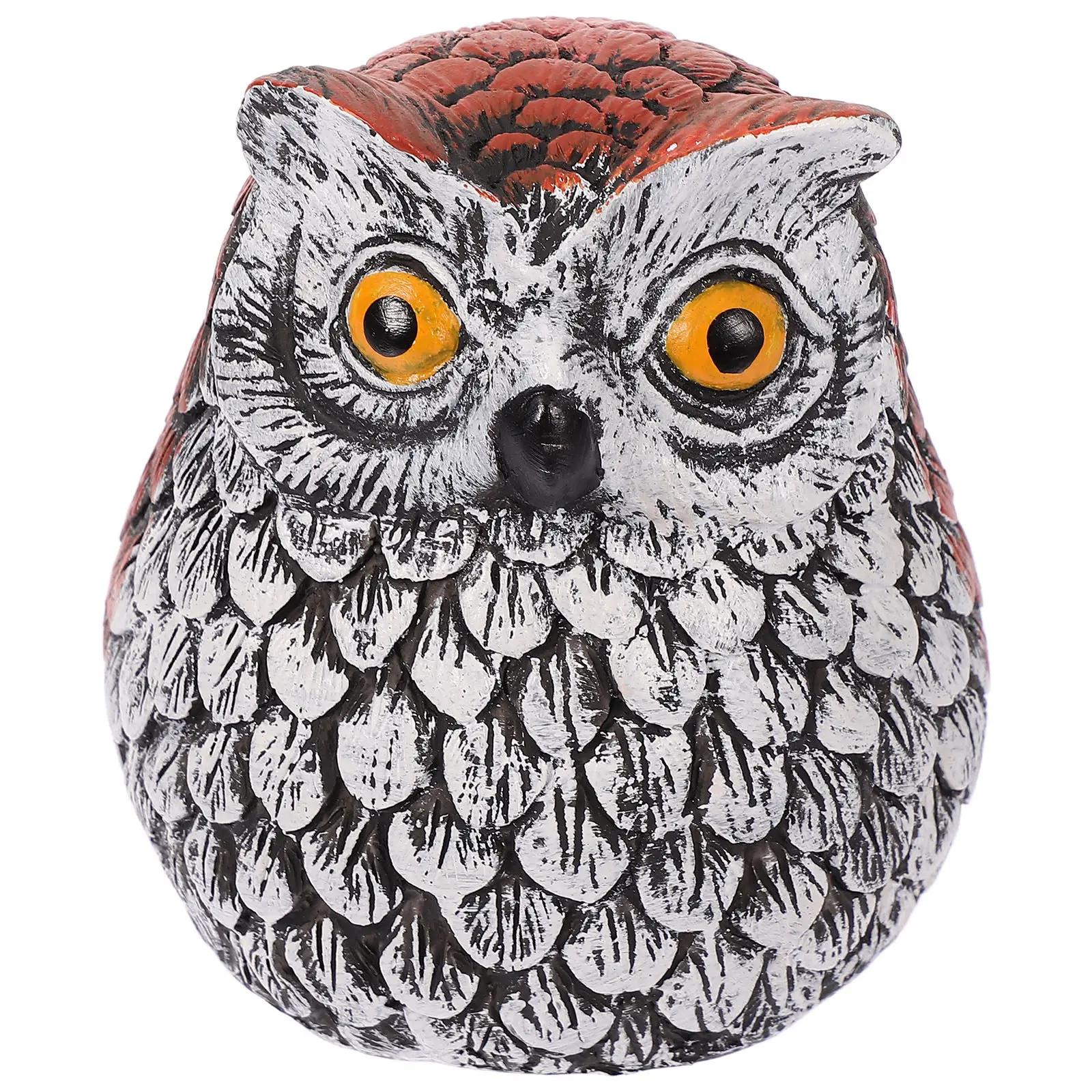 

Скульптура-скрытый ящик для ключей в виде совы, декоративная садовая статуэтка из смолы, уличный сейф для хранения ключей, устойчивый к погодным условиям, для двора