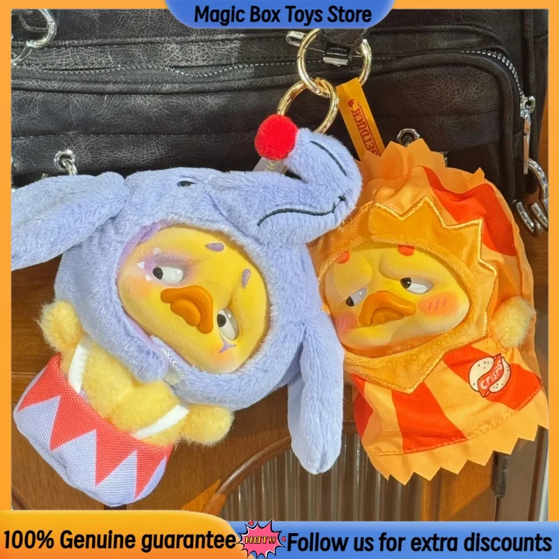 

Подлинная Upsetduck Crazy Circus Duck слепая коробка игрушки виниловая подвижная кукла сумка кулон Upsetduck Decor Collection Mystery Box подарок