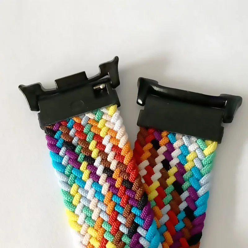 สายนาฬิกาผ้าแบบสปอร์ตสำหรับ Samsung Galaxy Watch 8 ขนาด 44 มม. 40 มม. สายถักแบบ Solo Loop สำหรับ Galaxy Watch 8 Classic ขนาด 46 มม. อุปกรณ์เสริมสายนาฬิกา