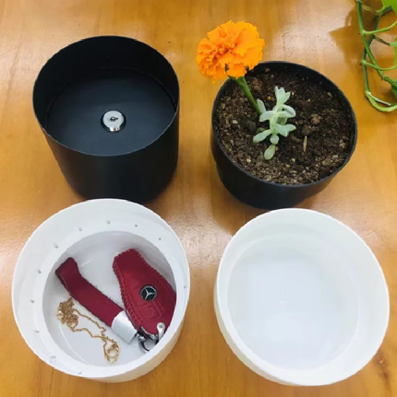 

Цветочный горшок коробка для хранения денег скрытый сюрприз секретный сейф копилка безопасность контейнер хранение ключей Органайзер