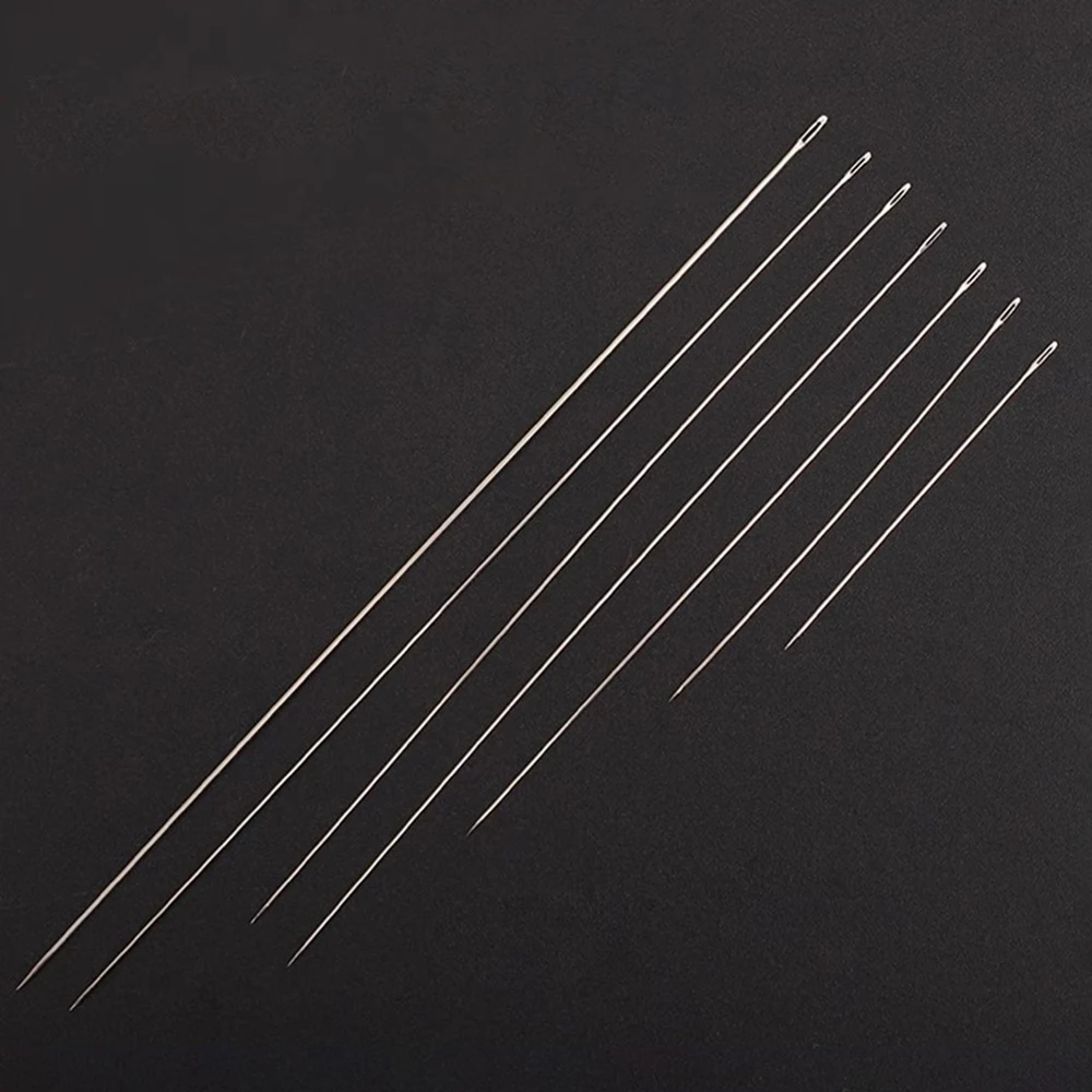 30pcs Metal Beading Needles For Beads Threading String Tambour/Jewelry Bracelet Necklace Making Pins Cord Tools Pins DIY