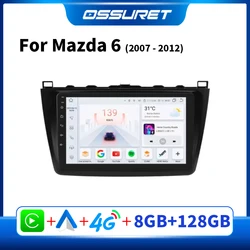 Car Radio Android for Mazda 6 GH 2007 - 2012 Android Auto Stereo CarPlay Multimedia Player 7862 Intelligent Audio support bose