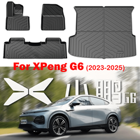 TPE Floor Mats For XPENG G6 2023 2024 2025 All-Weather Waterproof Automotive Mat Interior Full Set Accessories Left Hand Drive