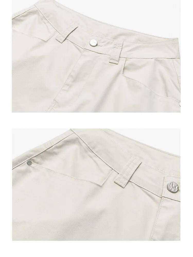 City Fanpin Pantaloncini da boscaiolo stile classico estivo tutto-fiammifero 7 punti Versione coreana stile vecchio denaro Cleanfit giapponese