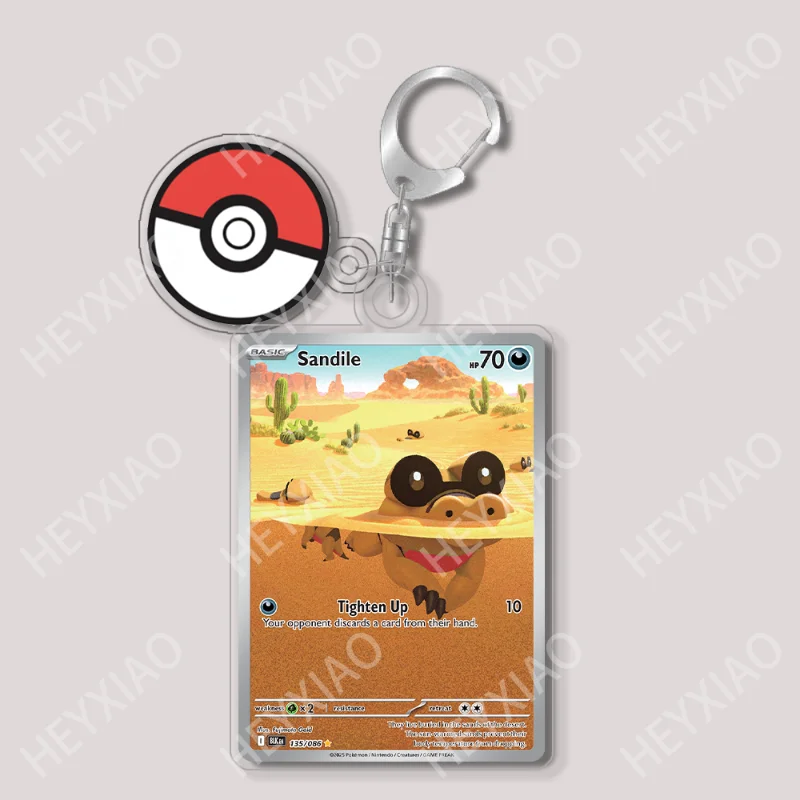 Keychain Bag Charms For Pokemon Haxorus Fraxure Axew Cobalion Bisharp Pawniard Klinklang Klang Anime Game Collection DIY Toy