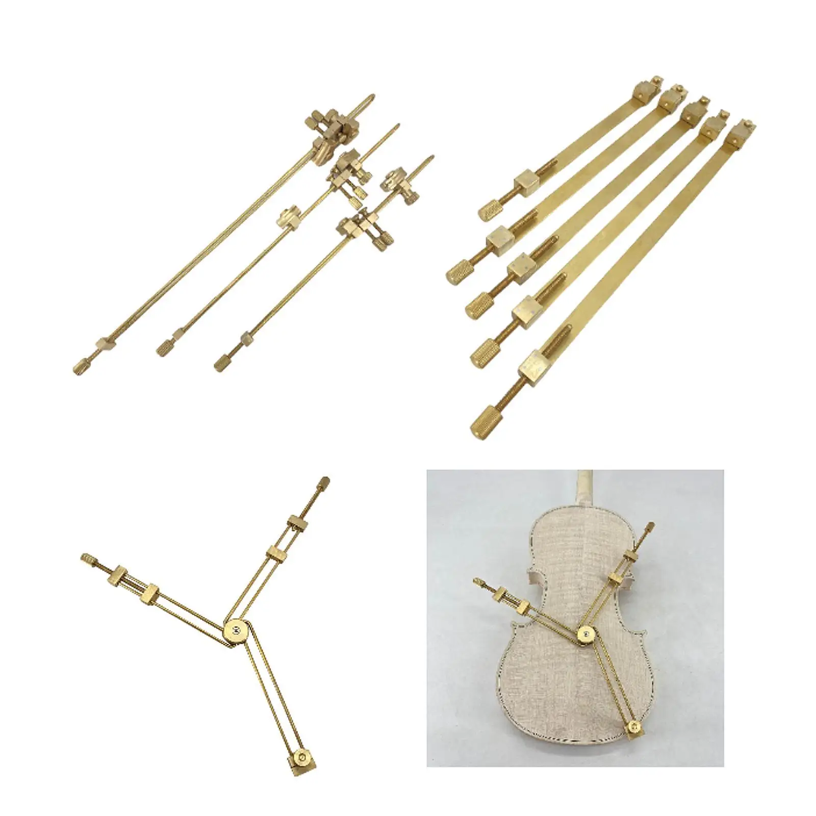 أدوات صنع الكمان، مشابك تكسير جسم الكمان، تناسب الكمان والكمان، مريحة، أدوات إصلاح Luthier قابلة للتعديل