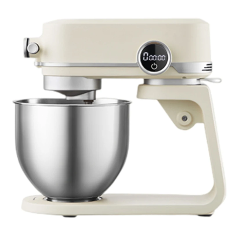 เครื่องนวดแป้งนมสดและแป้งมัลติฟังก์ชันเครื่องนวดแป้งอเนกประสงค์ขนาดเล็ก pengaduk adonan ใช้ในครัวเรือนแบบ5.2L