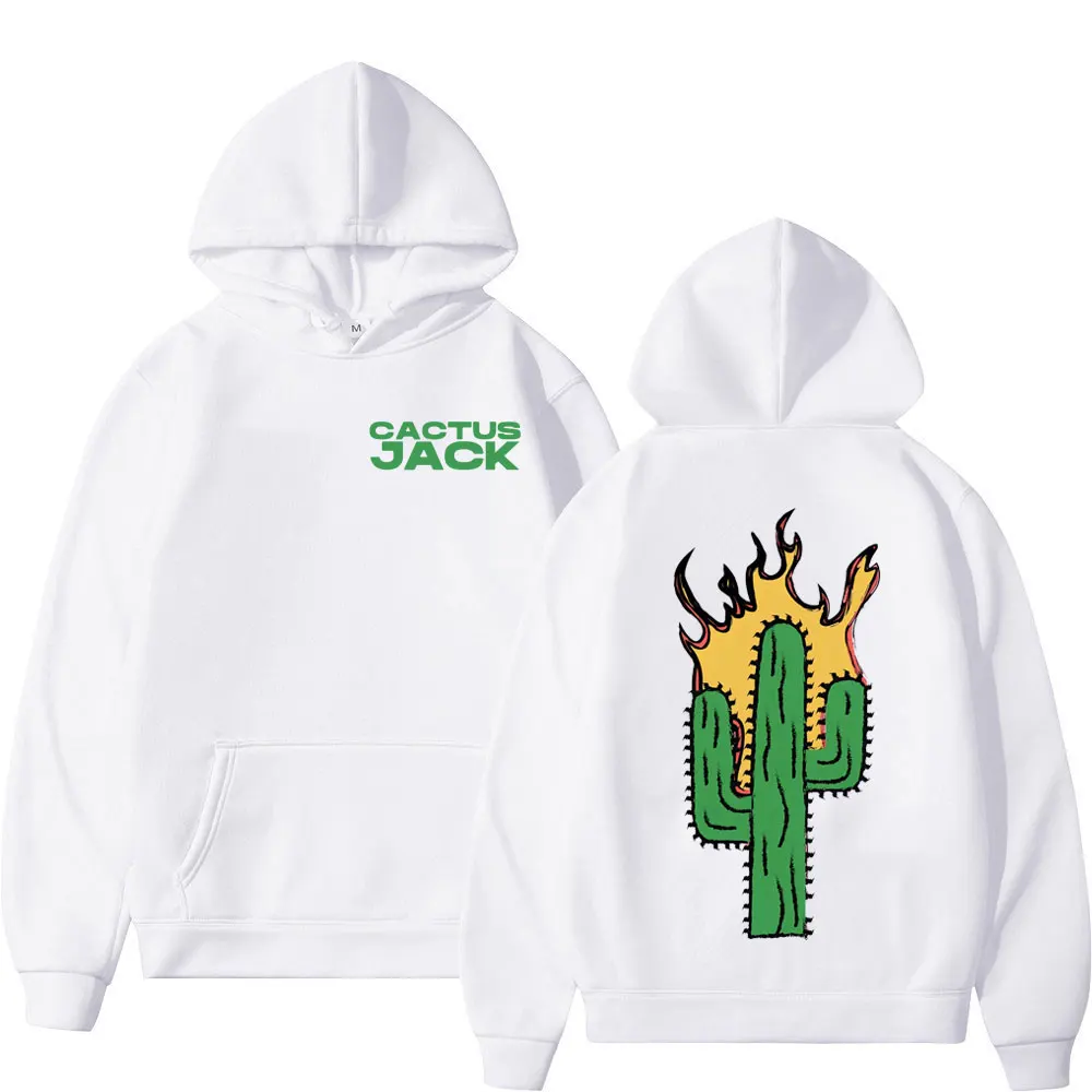 

Fashion Rapper Cactus Jack Print Hoodie Men's Women's Trend Hip Hop Hooded Sweatshirts Street Y2k Oversized Pullovers Streetwear