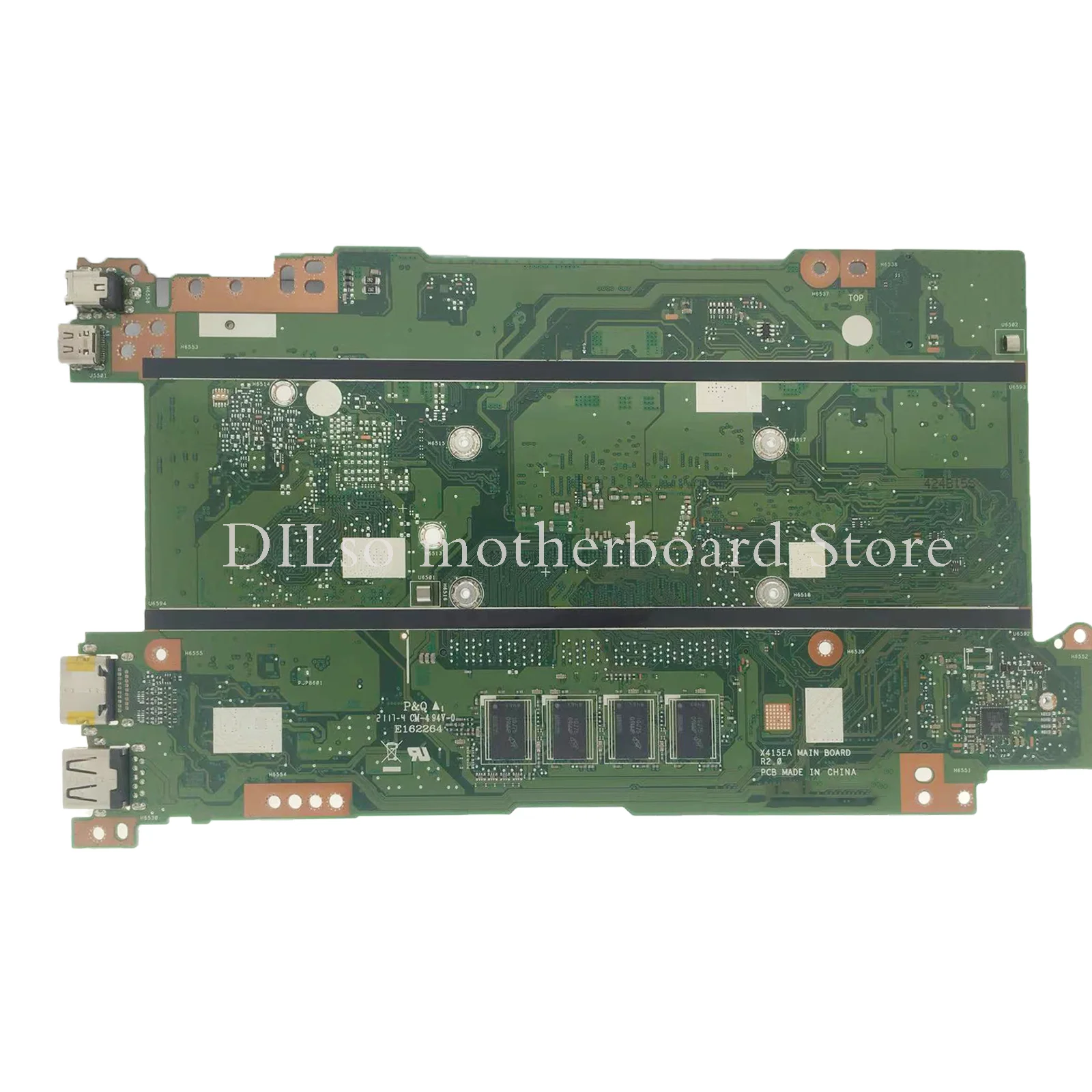 KEFU X415EA 노트북 마더보드, ASUS Vivo Book X515 X415 X515EA, I3-1115G4 I5-1135G7 4GB-RAM UMA 10…