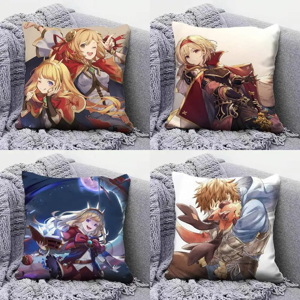 

Granblue Fantasy Game Anime Pillow Covers, Home Sofa Cushion Covers and Aecorative Custom