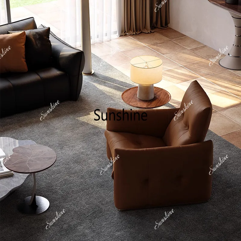 

Italian light luxury living room balcony villa high-end clubhouse reception leisure chairTJ