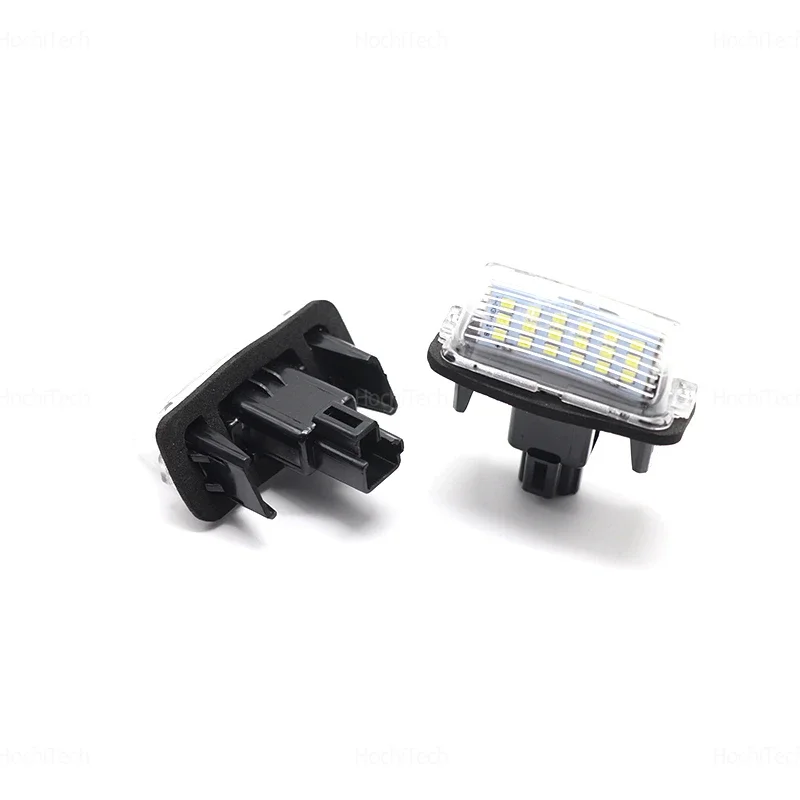 Canbus White For Toyota Yaris/Vitz Camry Corolla Prius C Ractis Verso S 2Pcs DC12V LED License Number Plate Light Lamp LED White