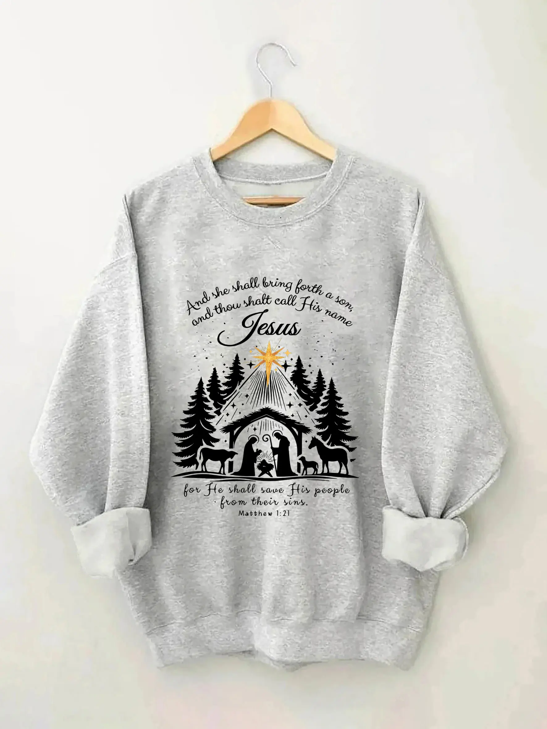 Jesus Is The Reason For The Season Sweatshirt Religious Christian Christmas Sweatshirt Christmas Gift Christian Gift