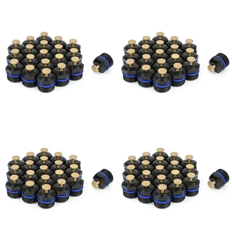 

【ELECTRONIC-ACCESSORIES】80Pcs Atomizing Sprinkler Nozzle,1/2 Inch Garden Misting 360Degree Agricultural Lawn Watering Nozzle Irr