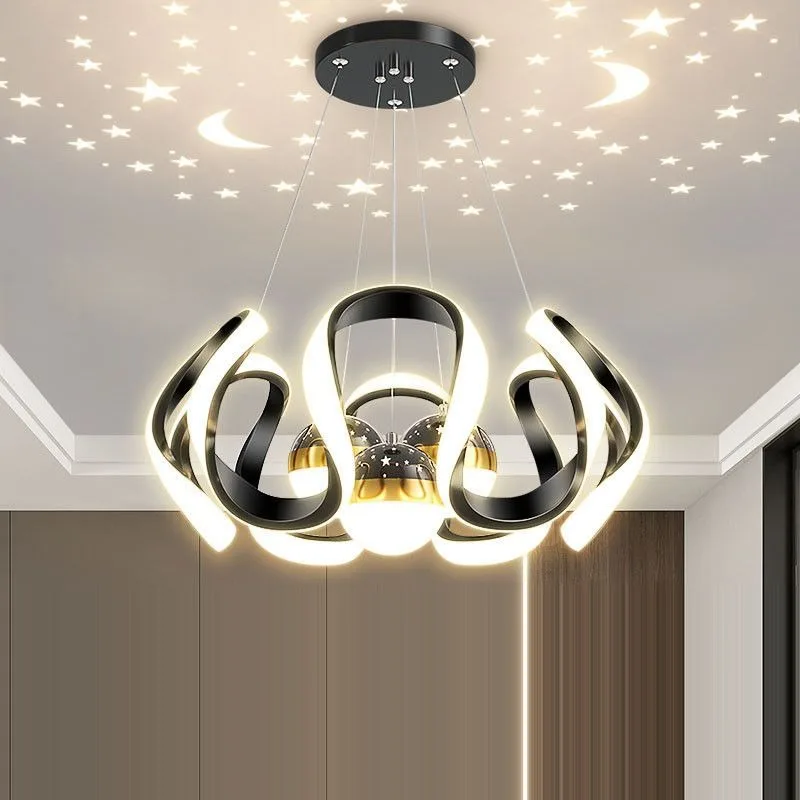 

New Modern Nordic Ceiling Light Luxury Simple High End Bedroom Bar Restaurant Starry Sky Pendant Lamp Living Room Decor Lights