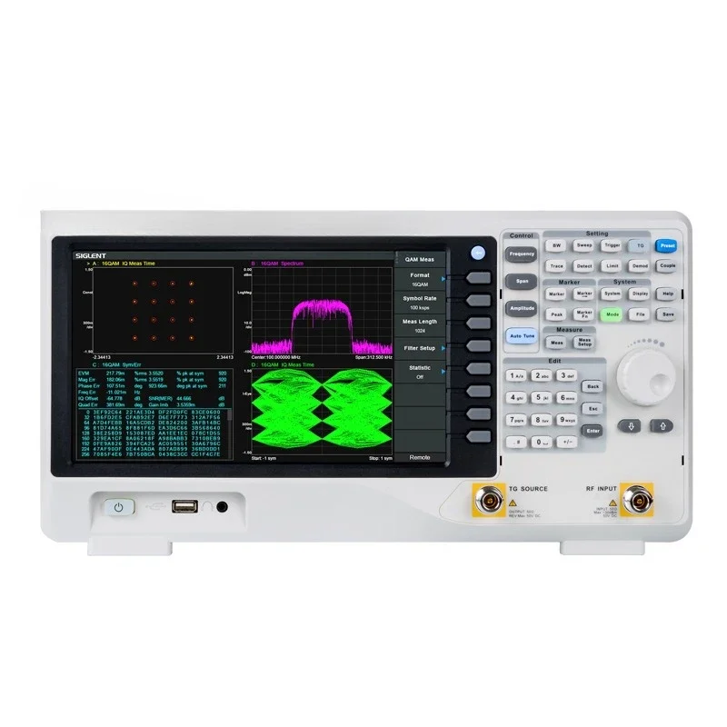 Spectrum Analyzer SSA3015/21/32X Plus Frequency 9 k~7.5 G, Bandwidth 1H~3MHz