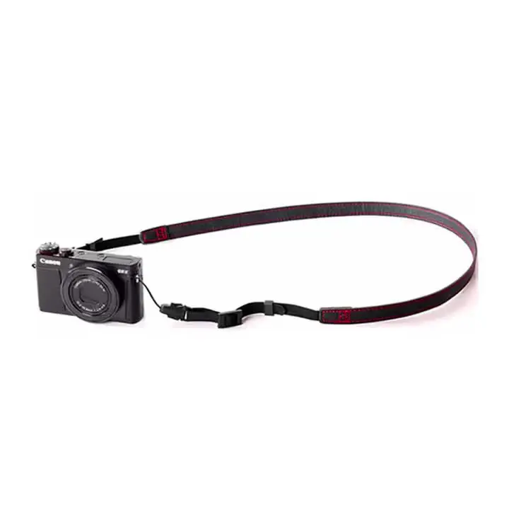PUレザー製カメラショルダーネックストラップ Canon PowerShot V1 G3X
