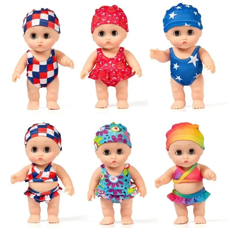 

22cm swimsuit, pouty mouth, reborn doll, suitable for bathing, children's toy gift