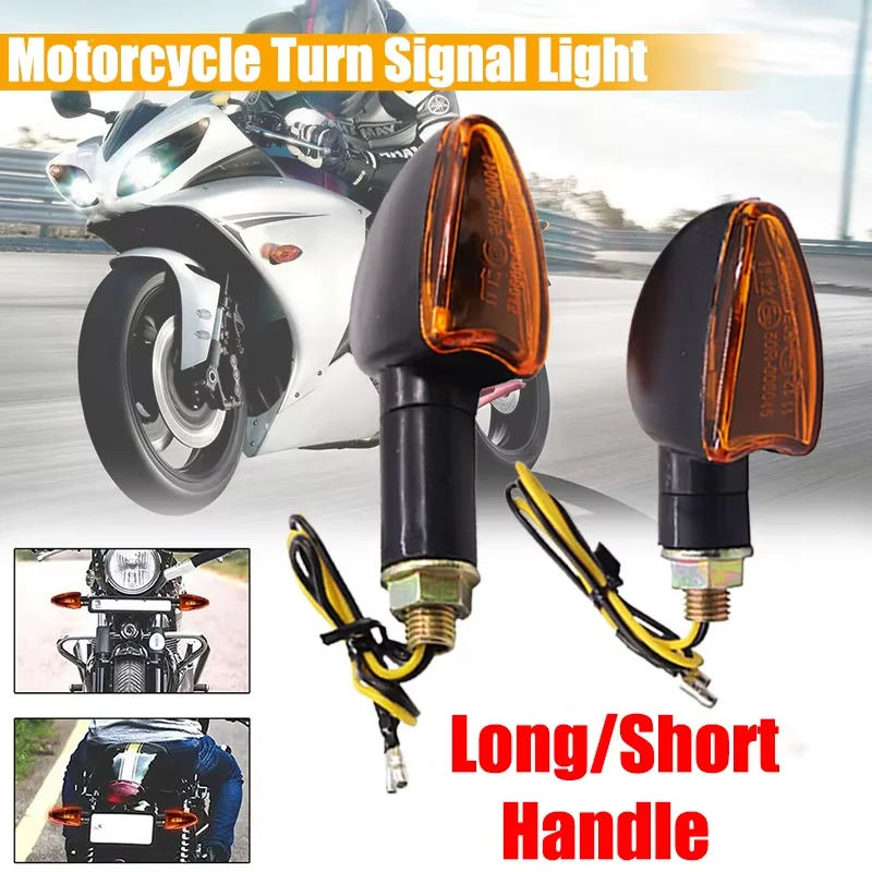 

Motorcycle Turn Signal Light Scooter Universal 12V 10mm Halogen Turn Signal Motorcycle Blinker Lamp For Honda For YAMAHA