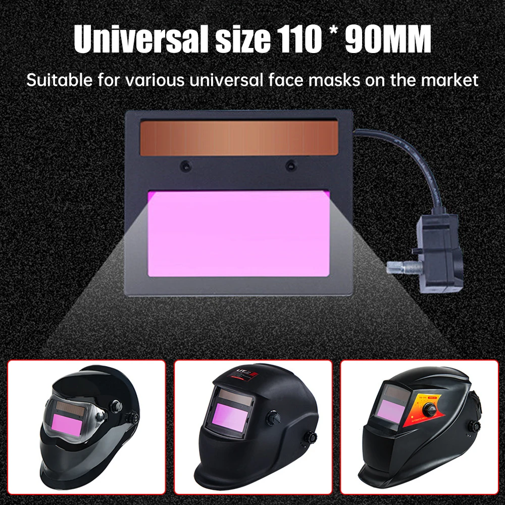 Solar Auto Darkening Replace Welding Lens Panel Eye Protection Welding Helmet Mask Lens Professional Clear Window for Welding