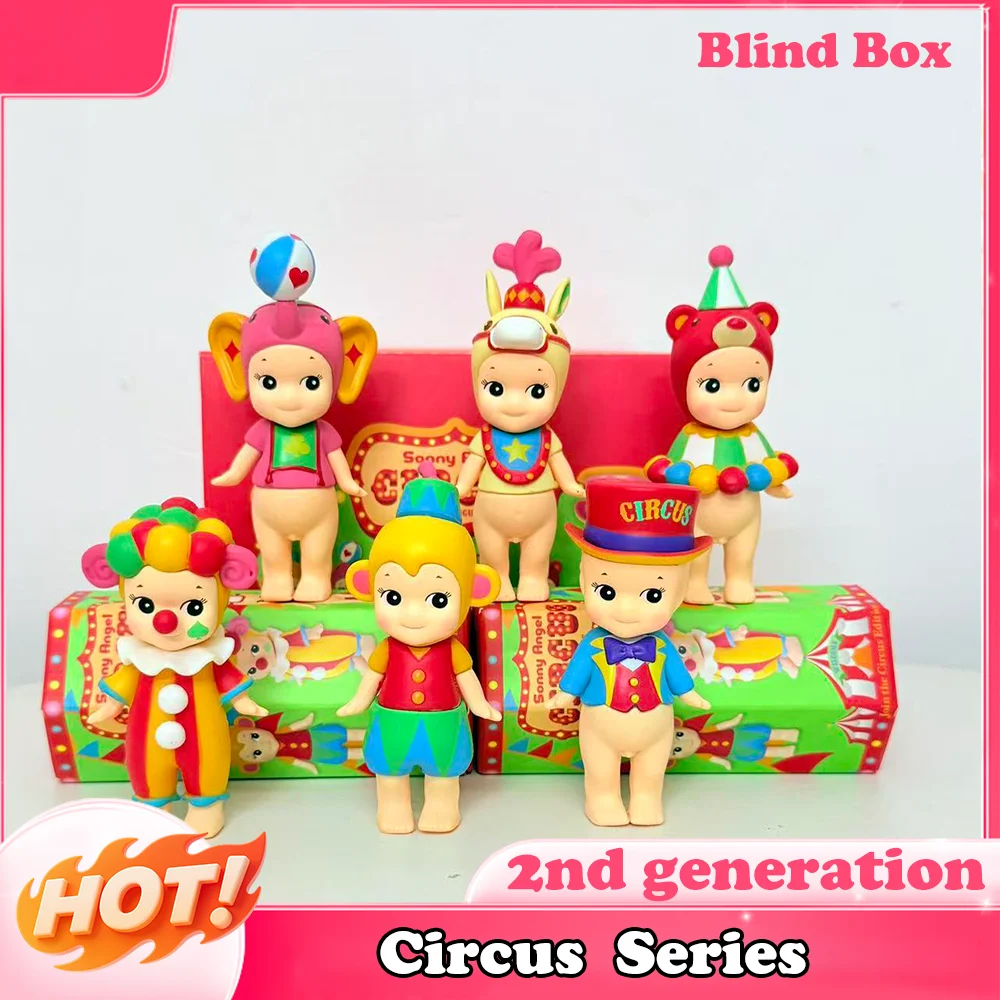Alta qualità New Angel Mini Figure Circus Series Blind Box Seconda generazione Mini Anime Decorativo Regalo a sorpresa per bambini