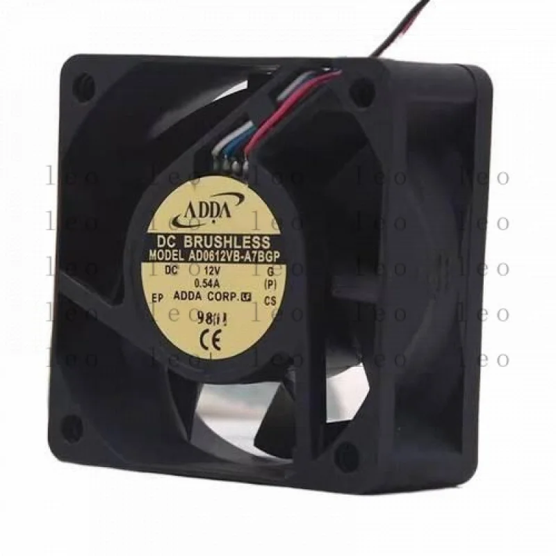 YY ADDA AD0612VB-A7BGP DC12V 0.54A 6025 6CM 4-Wire PWM Case Fan