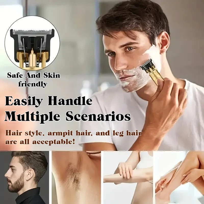 Professional Cordless Hair Trimmer with Light