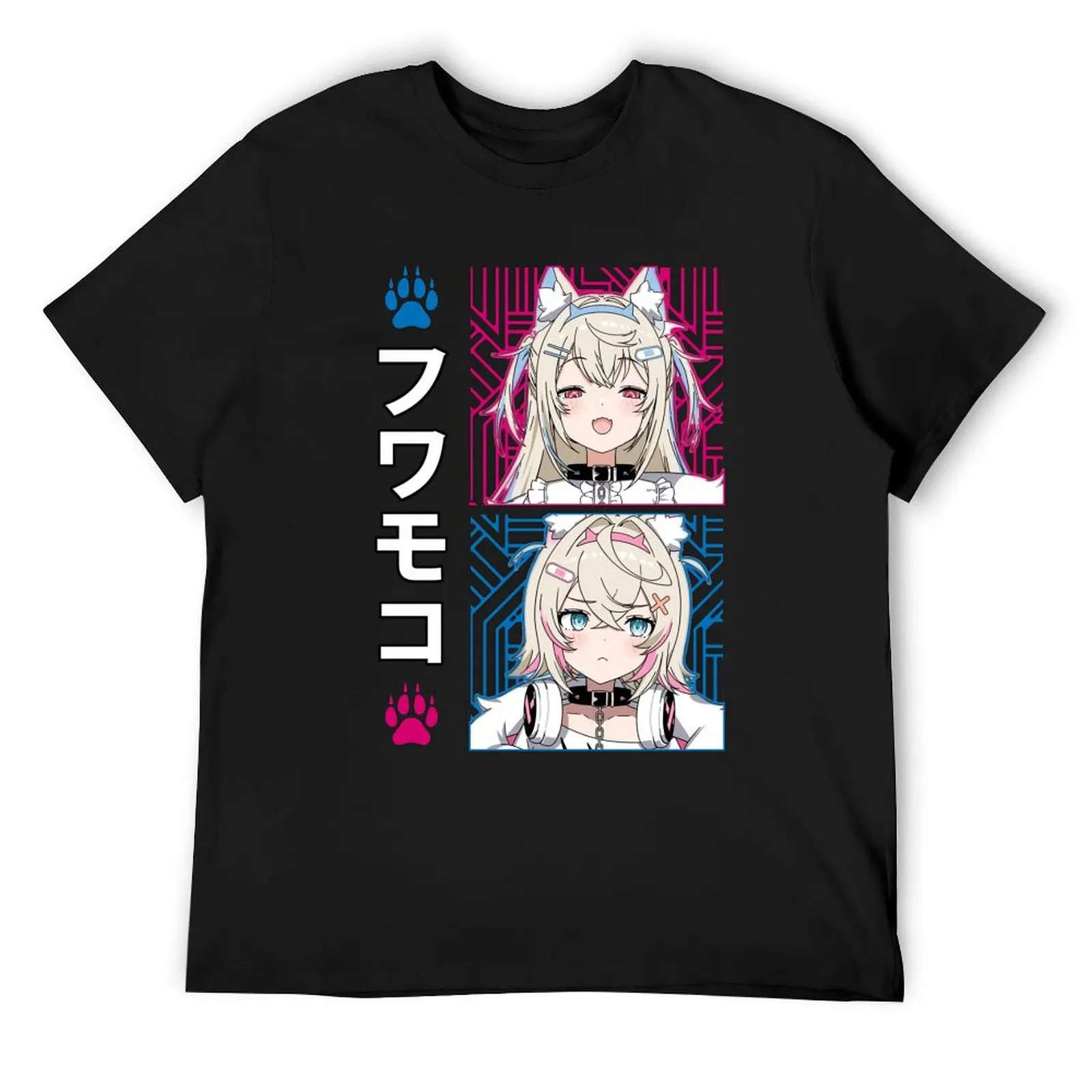 FuwaMoco Advent T-Shirt plus size tops graphics custom shirt anime t shirts mens graphic t-shirts anime