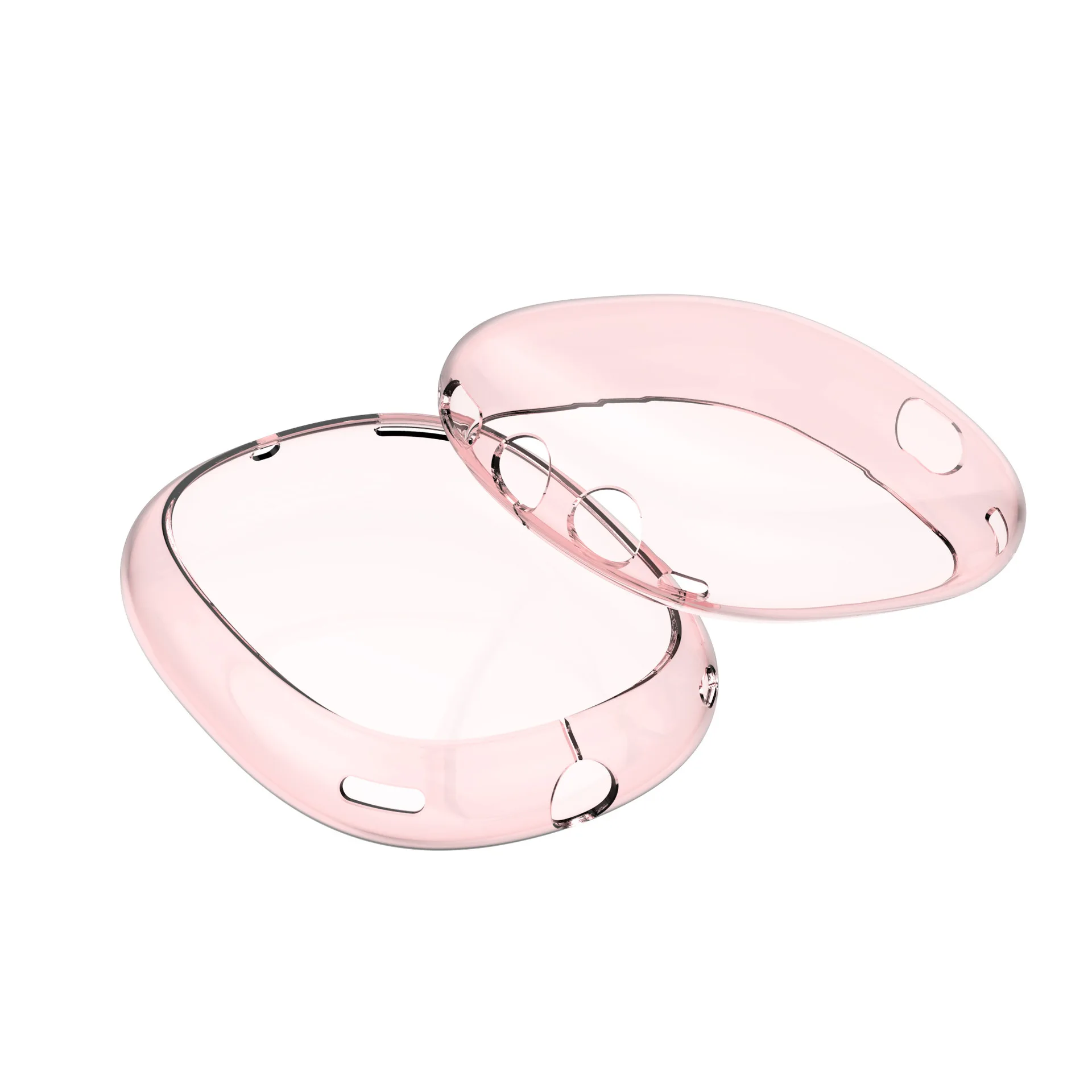 

Soft Anti-Scratch Transparent Cover For AirPods Max TPU Wireless Shockproof ，Headphones Case Protective Sleeve Protector
