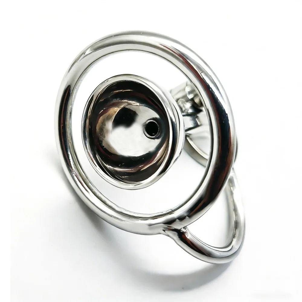 Reverse-type Chastity Cage Stainless Steel Male Chastity Device Erotic SM Cock Cage Penis Abstinence Adult Sex Toy Chastity Lock view 4