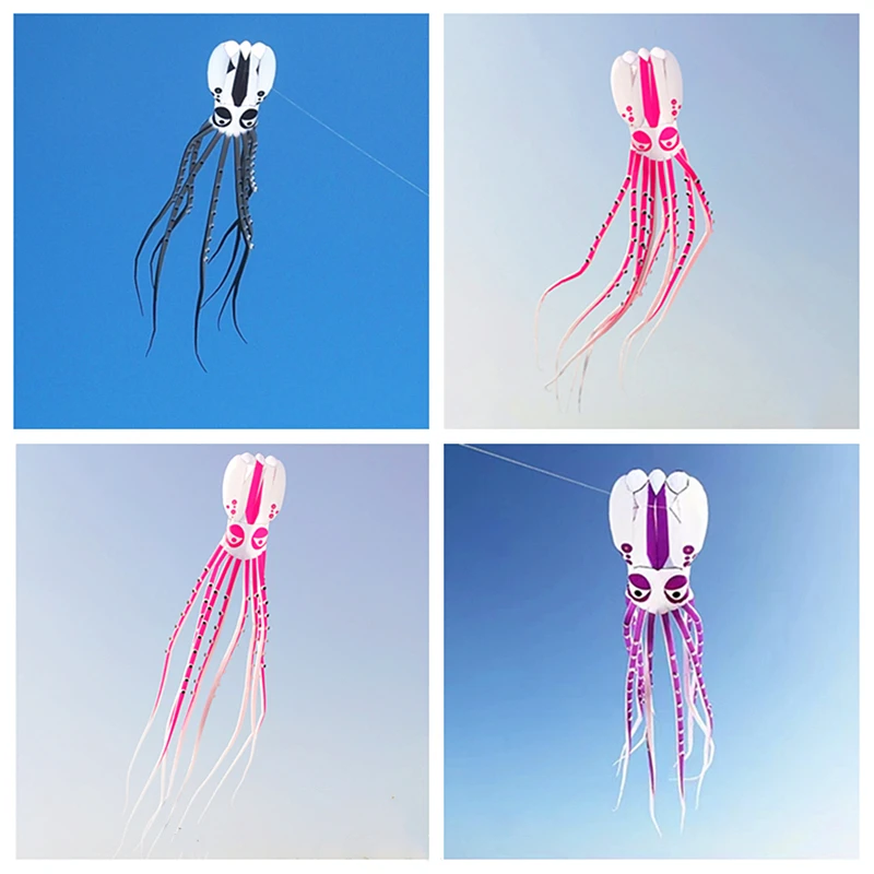 Large octopus kite inflatable kite flying nylon soft kites for adults professional kites factory big wind kite 3d kite sled kite