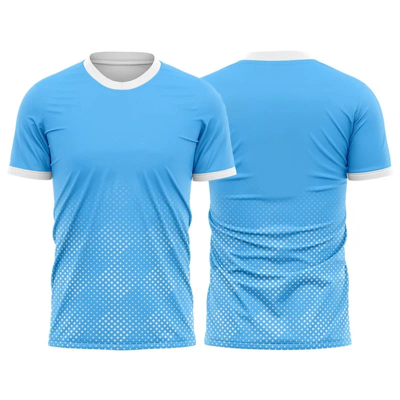 Mode dégradé Harajuku hommes t-shirt Badminton Tennis de Table vêtements d'entraînement été séchage rapide à manches courtes décontracté haut de sport