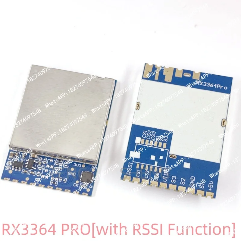 RX3364 3.3G Wireless FPV video transmission module 3060-3500MHz simulates wireless audio and video transmission and reception